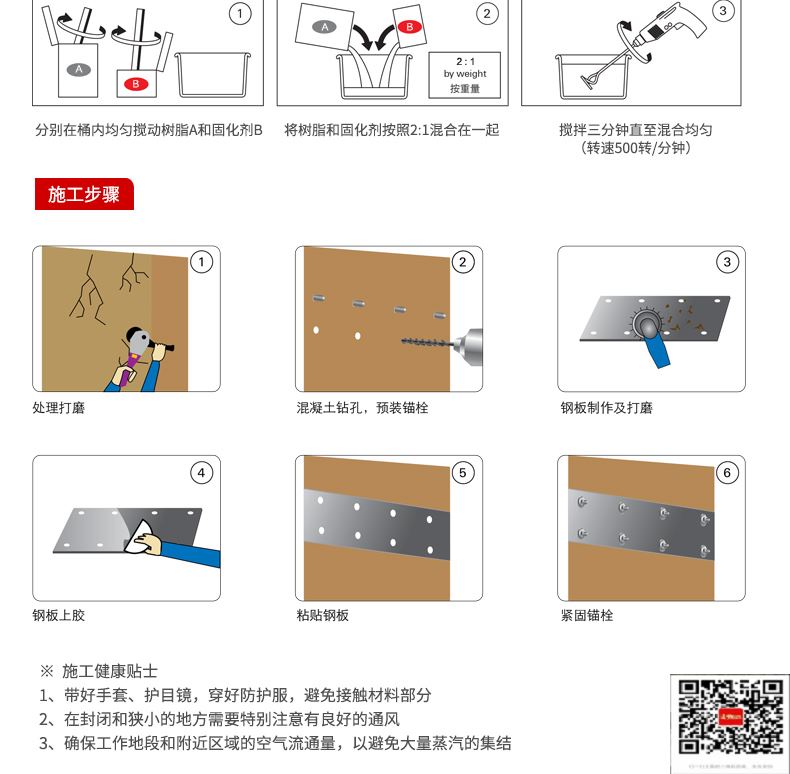 包钢浏阳粘钢加固施工过程